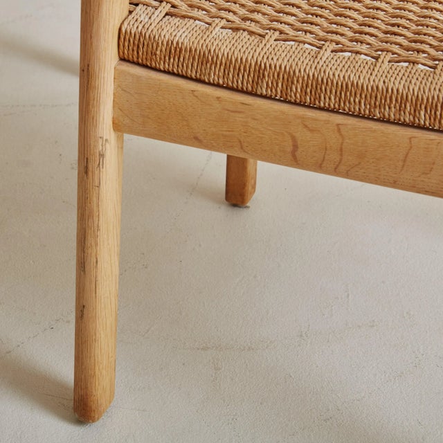 Kurt Østervig Wood + Woven Papercord Dining Chair by Kurt Østervig, Denmark 1960s - 3 Available For Sale - Image 4 of 12