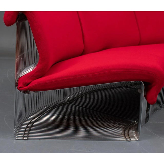 1970s Pantanova Lounge Chairs by Verner Panton for Fritz Hansen, 1970s, Set of 3 For Sale - Image 5 of 9