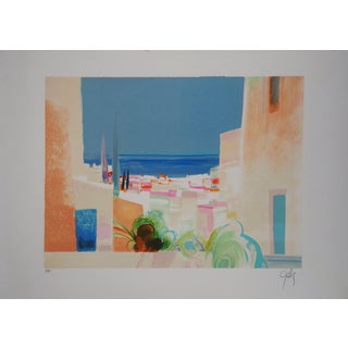 Daniel Gelis, Paysage méditerranéen, Lithograph For Sale