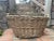 Farmhouse Antique French Wicker Laundry Basket For Sale - Image 3 of 9