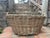 Farmhouse Antique Wicker Laundry Basket For Sale - Image 3 of 9