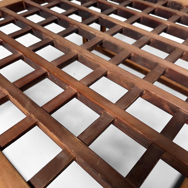 Brown Early Shōwa Traditional Wooden Kotatsu Table, Japan, 1930s For Sale - Image 8 of 15