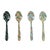 Boho Chic Planted Tea Spoons in Mixed Garden Prints - Set of 4 For Sale - Image 3 of 3