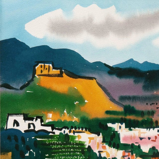 1960s 'Northern California Bay' by Nadine Pizzo, Legion of Honor, Ggie, Woman Artist, Circa 1960 For Sale - Image 5 of 11