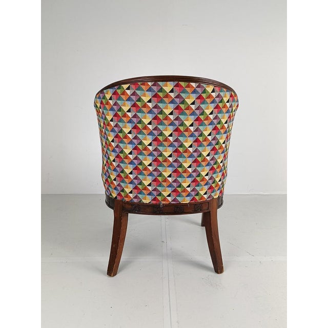 Wicker Swan Armchair, 1940s For Sale - Image 4 of 5