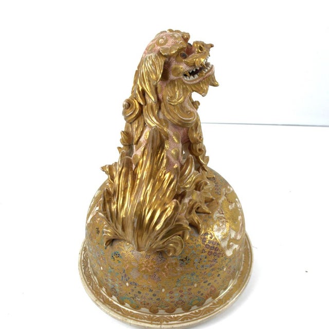 Large Japanese Meiji Porcelain Satsuma Vase For Sale - Image 11 of 18