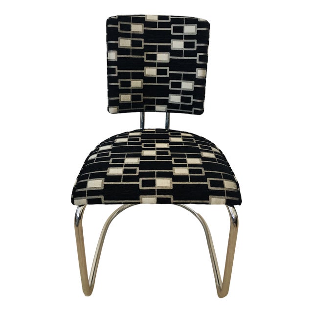 Tubular Chair by Fritz August Brehaus De Groot for Slezakovy Zavody, 1950s For Sale