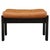 Brown Leather Oak Stool, Denmark, 1960s For Sale - Image 12 of 12