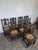 Breton Carved Chairs with Straw Seats, Set of 8 For Sale - Image 14 of 15