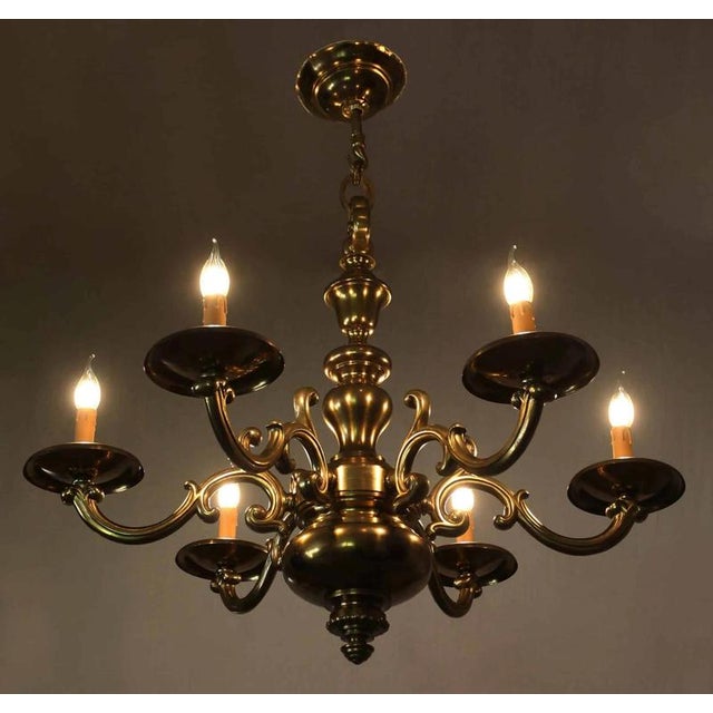 Antique Neo-Renaissance Chandelier, 1950s For Sale - Image 4 of 6