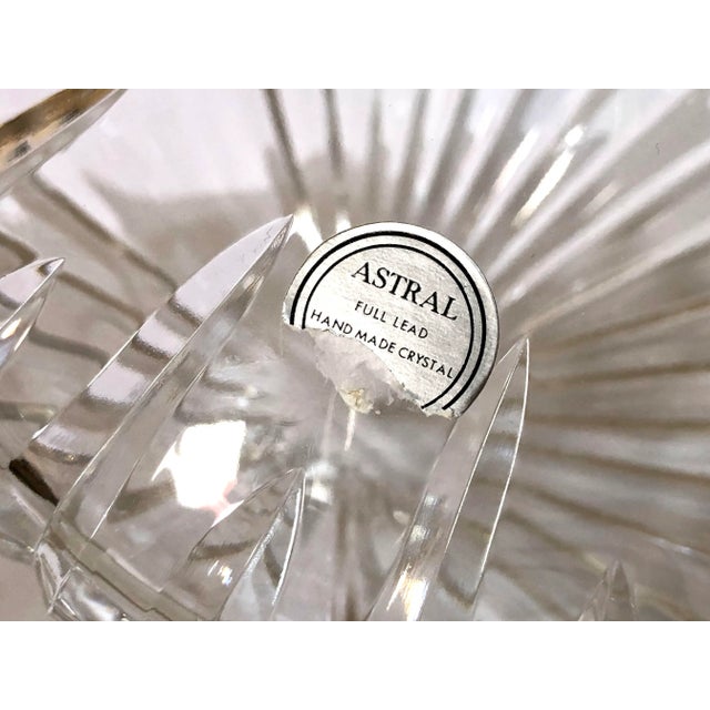 Contemporary Full Lead Crystal Astral Spin Wine Decanter For Sale - Image 3 of 4