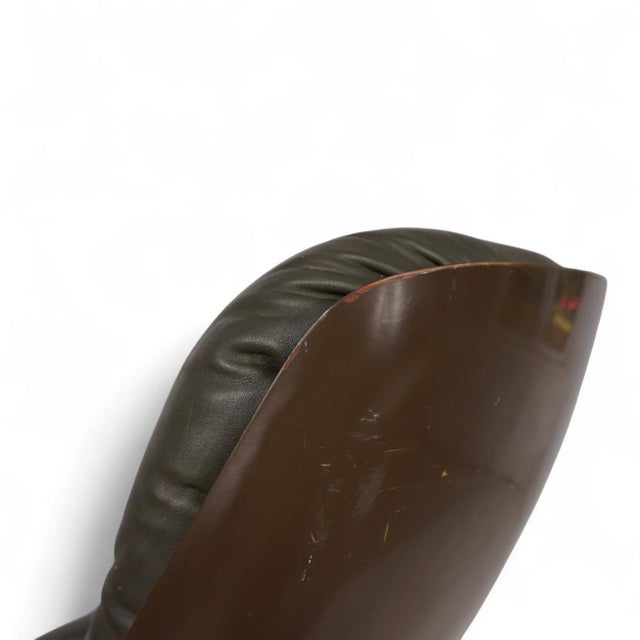 Space Age 7112 Leather Office Chair by Martin Stoll for Stoll Giroflex, 1970 For Sale - Image 14 of 18