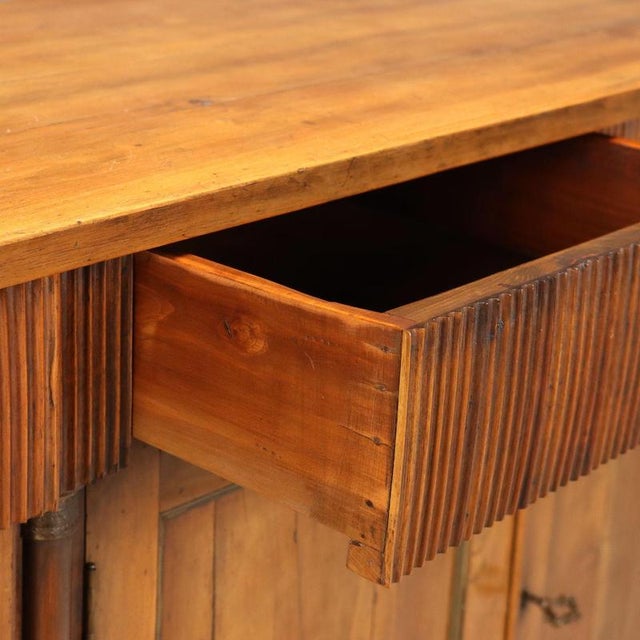 Brown Empire Style Sideboard in Walnut For Sale - Image 8 of 12