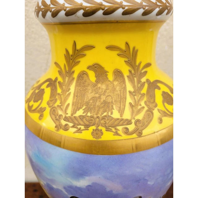 Large Yellow Porcelain Vase For Sale - Image 18 of 18