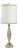 Rembrandt Teal and Gold Hourglass Shaped Midcentury Table Lamp For Sale