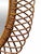 Oval Rattan and Bamboo Wall Mirror attributed to Franco Albini, 1960s For Sale - Image 3 of 10