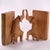 Brown Mid-Century Modern Carved Sycamore Anthropomorphic Elephant Bookends, 1950s, Set of 2 For Sale - Image 8 of 13