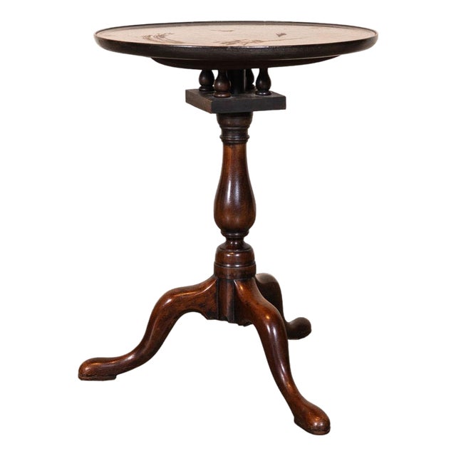 Antique 3-Legged Side Table For Sale