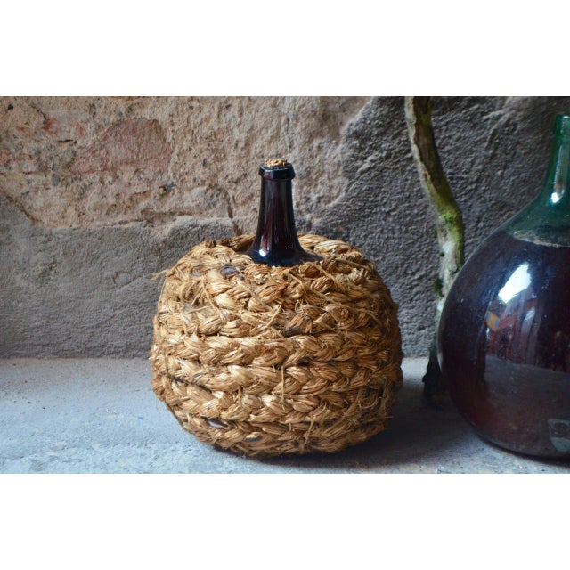 19th Century Dame Jeanne Bottle For Sale - Image 11 of 12