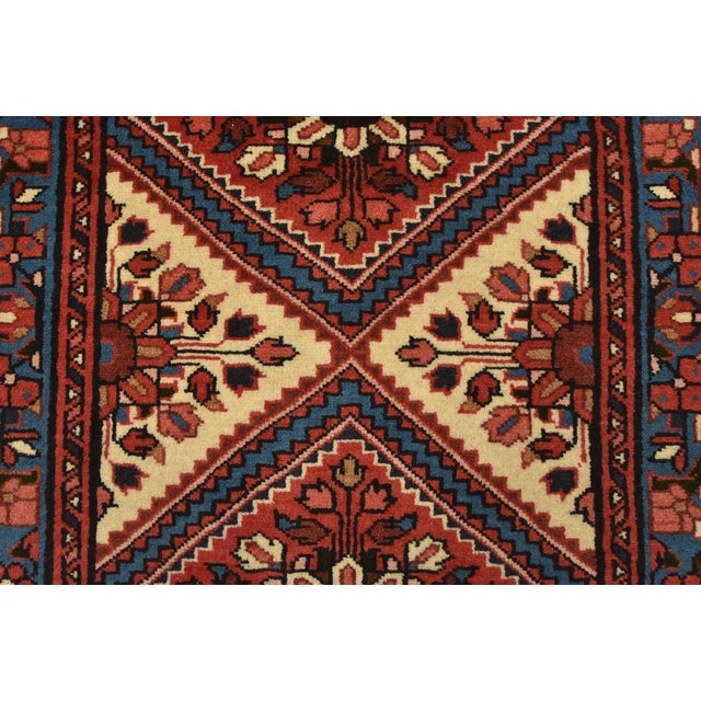 Roodbar Runner 2’6” X 31’10” Ivory Wool Vintage Hand-Knotted Rug For Sale - Image 9 of 15