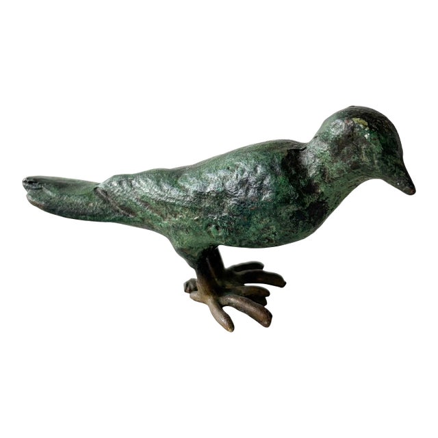 Bronze Bird Sculpture by Artist Ilana Goor. For Sale