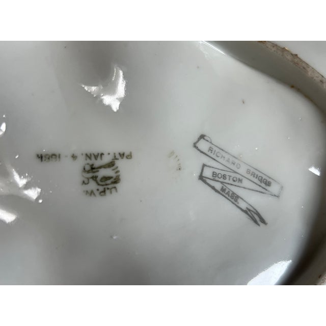 Union Porcelain Works 19th Century Oyster Plate by Union Porcelain Works For Sale - Image 4 of 5
