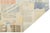 Mid-Century Modern Modernist Cubist Style Handcrafted Wool Area Rug Soft Terracotta, Ochre & Indigo For Sale - Image 3 of 12