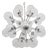 21st Century Nova Polished Nickel Clear Murano Sputnik Chandelier by Fabio LTD For Sale