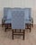 Set of Six Lombard Walnut Reel-Turned Dining Chairs, Early 18th Century For Sale In Atlanta - Image 6 of 9