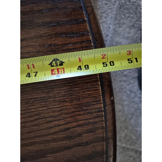 Coffee Late 20th Century Ethan Allen Style Drop Leaf Coffee Table For Sale - Image 8 of 10
