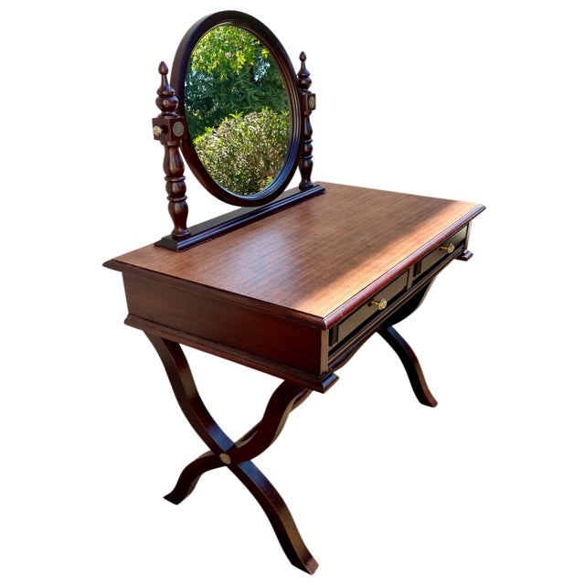 Antique Empire Style Dressing Table, 1960s For Sale - Image 4 of 7