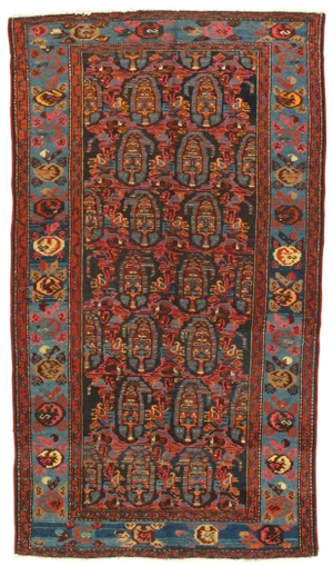 Early 20th Century Antique Persian Hamadan Rug - 3′6″ × 6′3"