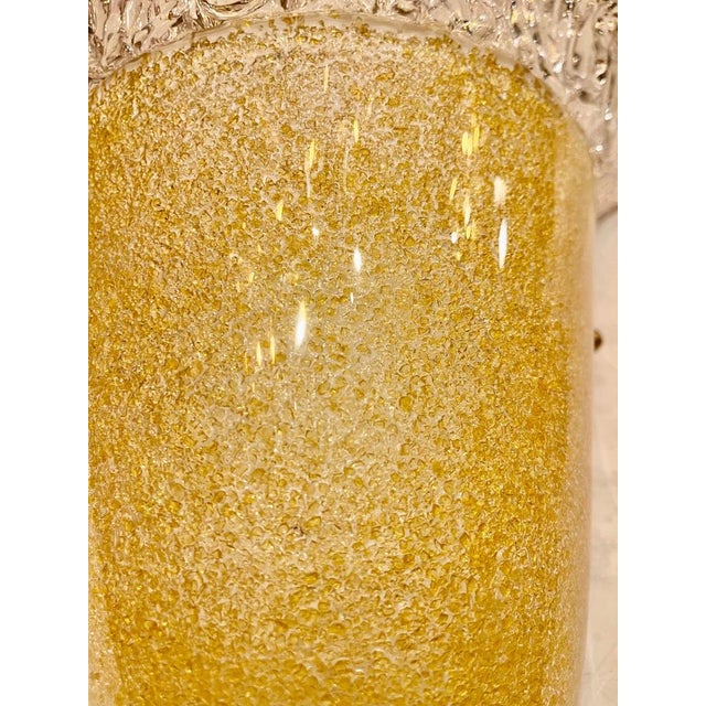 Metal Toso Wall Lights in Gold Glass, 1980, Set of 2 For Sale - Image 7 of 14