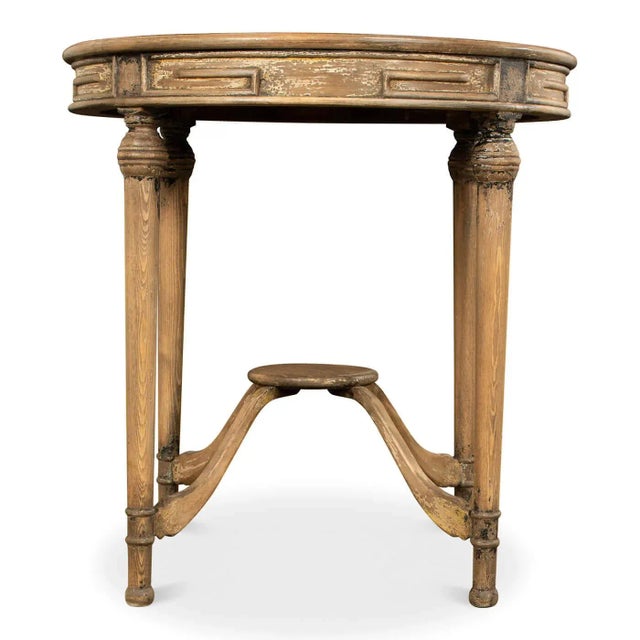 French Country French Country-Style Tea Table For Sale - Image 3 of 9