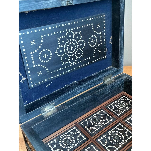 Vintage Quill and Inlay Box For Sale - Image 13 of 15