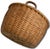 Outstanding Large Size Antique American Hand Woven Ash Wood Splint Maine Apple Farm Harvest Basket For Sale - Image 9 of 18