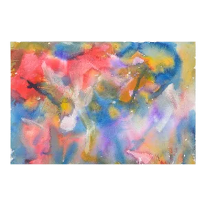 Colorful. Vintage Abstract Watercolor by Les Anderson