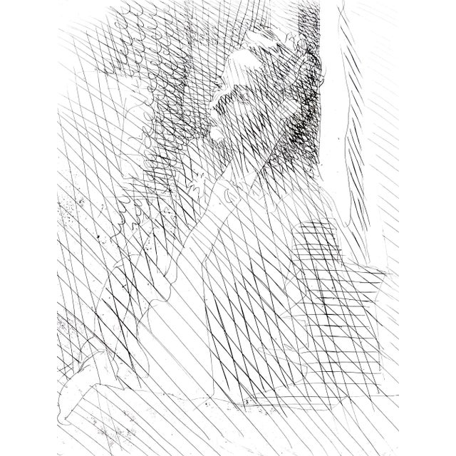 Jacques Villon - Woman - Original Etching Circa 1949 For Sale - Image 9 of 9