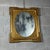 Mid-Century Oval Mirror with Gilded Wooden Frame and Floral Reliefs For Sale - Image 5 of 9