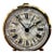 Vtg. Elgin Alarm Clock Germany Mother of Pearl Dial Solid Brass Accents Mechanical Wind Works For Sale