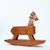 Brown Large Vintage Dutch Rocking Horse in Pine, 1960s For Sale - Image 8 of 16