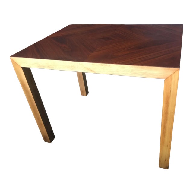 Vintage Lane Parsons Style Side Table For Sale