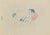 China ink drawing and watercolor on paper- Hand signed. Very good condition. This piece is attributed to the mentioned...