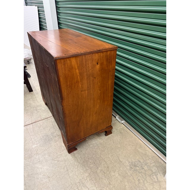 Wood Antique English George III Inlaid Mahogany Chest of Drawers, Circa 1800 For Sale - Image 7 of 11