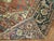 Red Zabihi Collection Large Antique Persian Square Heriz Rug - 8'6" x 9'2" For Sale - Image 8 of 12