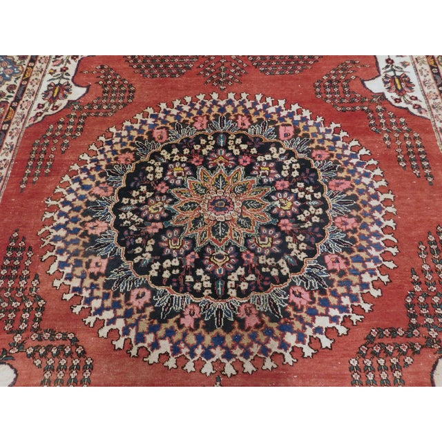 Persian 1960s Persian Rug 8'5"x 11'2" For Sale - Image 3 of 12