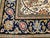 Persian Vintage Persian Qum Area Rug, Hand-Knotted Wool & Silk, Floral Medallion Pattern, 5x7, Ivory & Red For Sale - Image 3 of 18