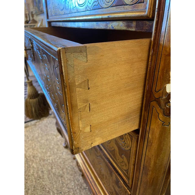Antique French or Italian Lady’s Dresser W/ 6 Drawers For Sale In Boston - Image 6 of 12