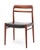 Mid-Century Modern Alf Aarseth Gustav Bahus Model 145 Danish Dining Chairs Black Vinyl Seats Three Available For Sale - Image 3 of 15