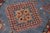 1990s Tribal Super Kazak Light Blue/Red Wool Runner Rug- 2'11'' X 9'8'' For Sale - Image 5 of 10